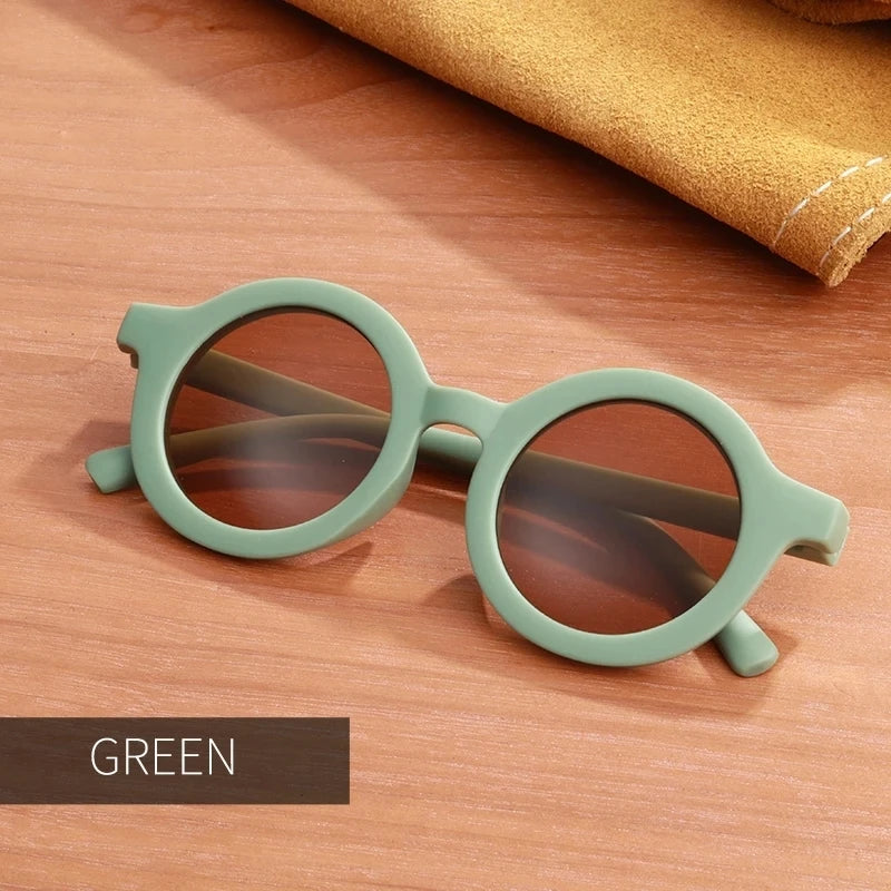 Round Frame Kids Sun Protect Sunglasses - Stylish, Safe & Durable Teeny Pandas