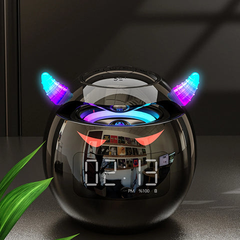 Monster Alarm Clock Bluetooth Speaker - With LED Digital Display