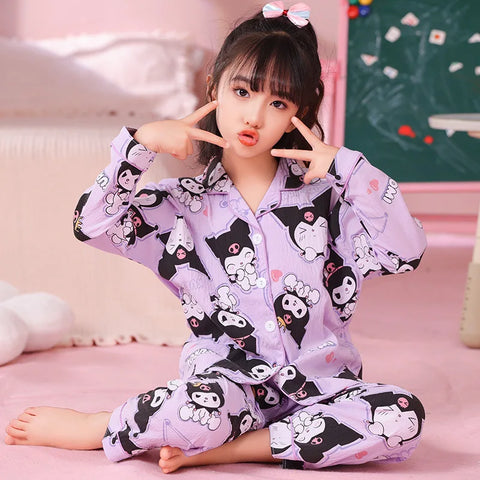 Girls Pajama Set – Cute and Cozy Sleepwear for Autumn and Winter