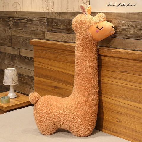 Big Size Alpaca Plush Toy - Soft Sheep Llama Plushie Pillow