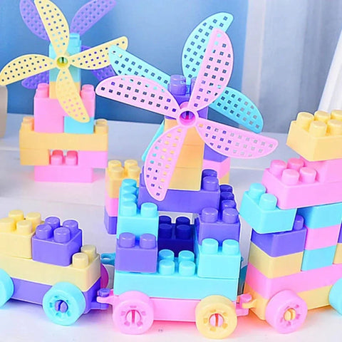 100Pcs DIY Creative Building Blocks - Assembling Construction Toys for Children!