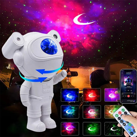 Astronaut Galaxy Star Projector Night Light