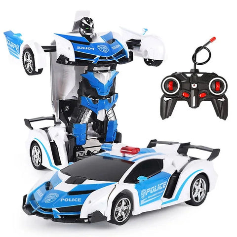 Electric RC Car 2 In1 Transformation Robots - RC Sports Vehicle for Kids!