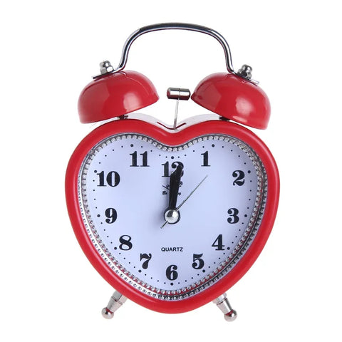 Heart-shaped Creative Alarm Clock with Night Light - Perfect Personalized Gift