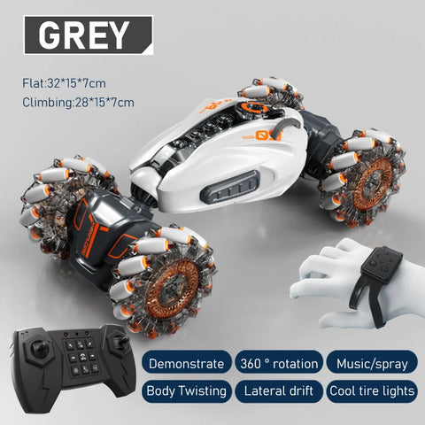 RC 360° Rotating Off-Road Stunt Car - Stunning Stunts and Climbing Performance!