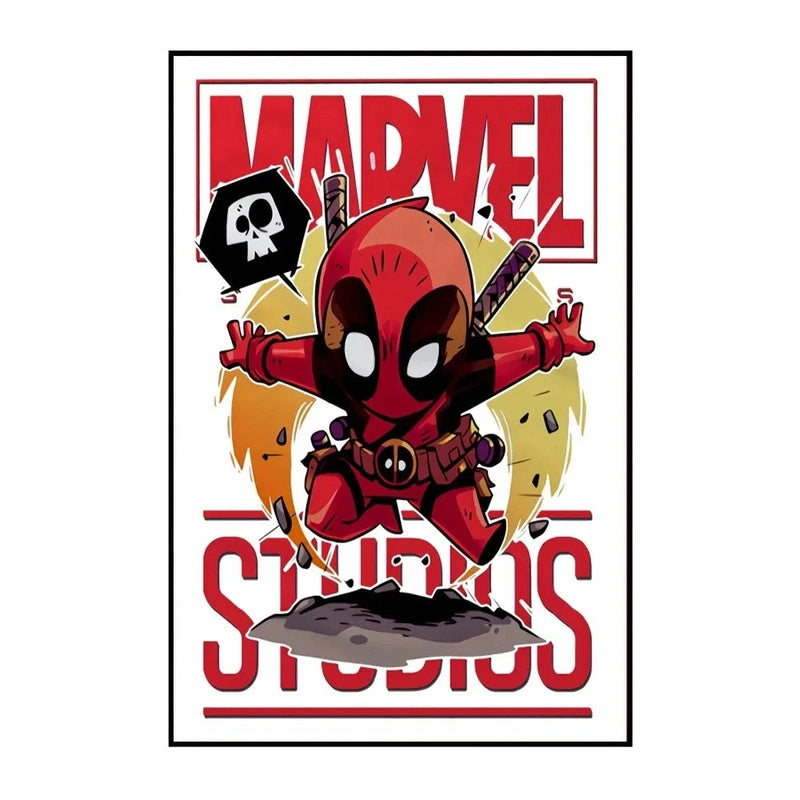 Heroes Canvas Wall Print for Kids - Elevate Your Kids Room Teeny Pandas