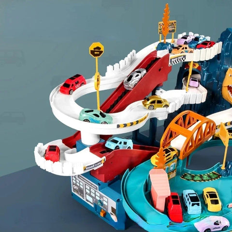 2-in-1 Dinosaur Rail Car Adventure Track