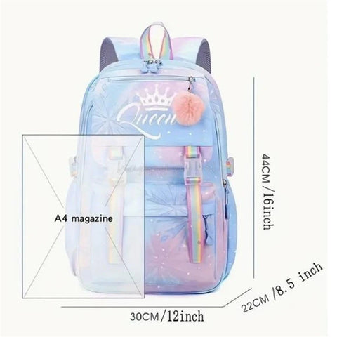 Fat Cat Cartoon Backpacks for Girls – Stylish and Multipurpose