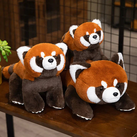 Lifelike Cute Red Panda Stuffed Animal Plushies