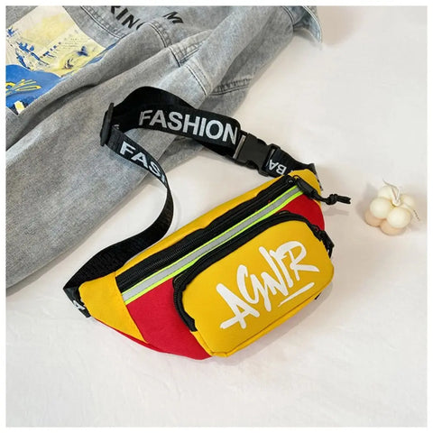 Kids Mini Waist Bag – Cute Oxford Fanny Pack and Crossbody Bag