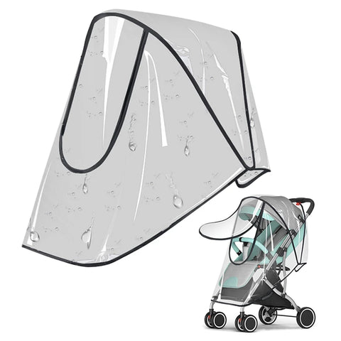 Universal Stroller Rain Cover – Waterproof, Windproof Protection for Your Baby