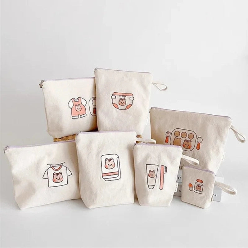 7 Waterproof Organizer Set for Baby Essentials - Versatile and Multi-functional! Teeny Pandas
