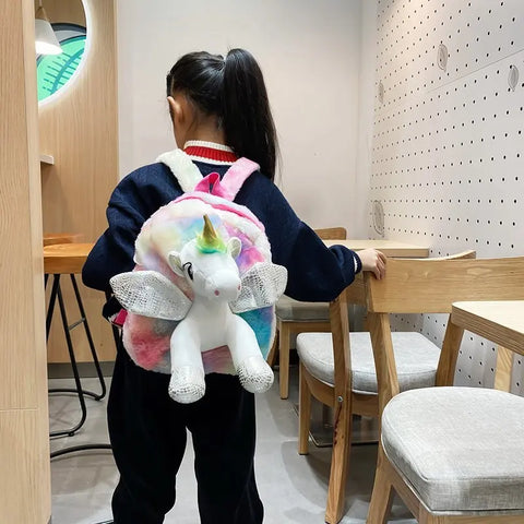 Toddler Backpack Stuffed Unicorn