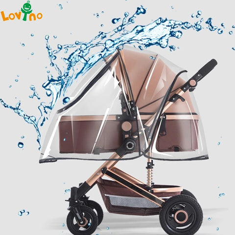 Universal Stroller Rain Cover – Waterproof, Windproof Protection for Your Baby
