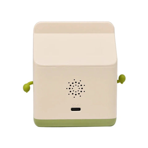 Multifunctional LED Milk Carton Alarm Clock - With Voice Control
