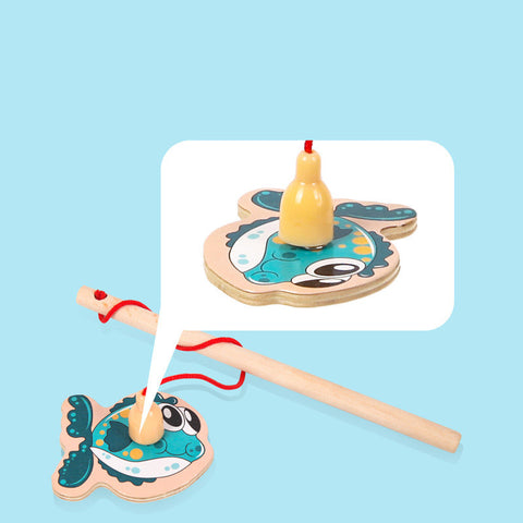 Wooden Magnetic Fishing Toy Set