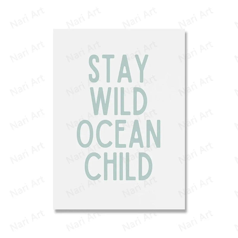 Boho Surf Canvas Prints - For Playful Spaces Teeny Pandas