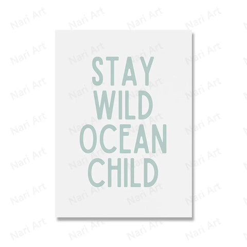 Boho Surf Canvas Prints - For Playful Spaces Teeny Pandas
