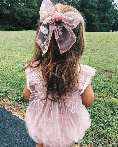 Baby’s Princess Butterfly Romper – Newborn Bodysuit with Wings