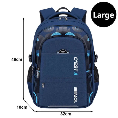 Waterproof School Backpack for Boys - Durable for Travel & Everyday Use