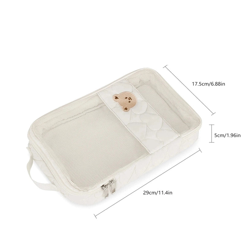 Baby Diaper Bag Organizer Pouches - Reusable and Washable! Teeny Pandas