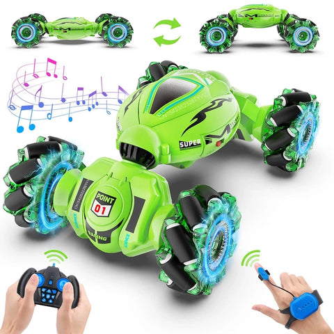 Drift RC Car for Kids – Gesture Sensor RC Stunt Car with Music & Light!