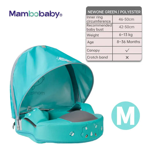 Blue Baby Swim Float - For Safe and Fun Swimming Experience! Teeny Pandas