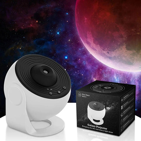 Galaxy Starry Sky Projector - 360° Rotate Planetarium Lamp for Kids Bedroom!