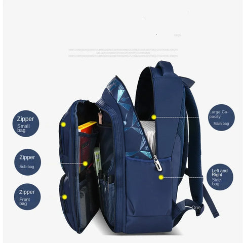 Waterproof Children School Bags for Boys – Orthopedic Backpack for Primary School