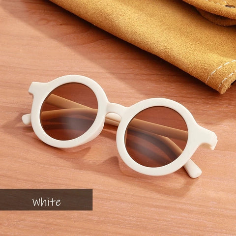 Round Frame Kids Sun Protect Sunglasses - Stylish, Safe & Durable Teeny Pandas