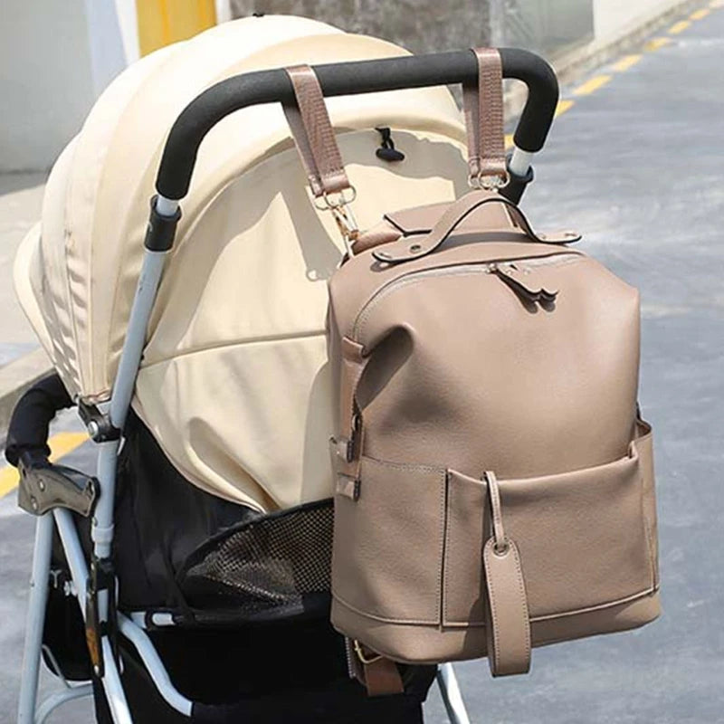 Spacious Nappy Backpack - With Changing Mat For Convenience! Teeny Pandas