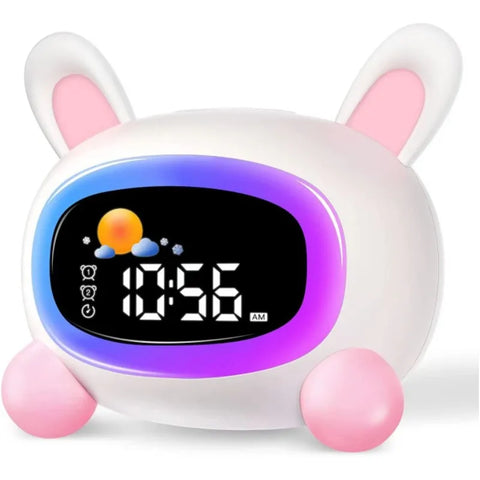 Kids Alarm Clock - With Sleep Training and Sound Machine