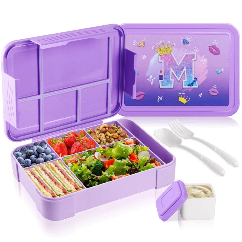 Kids Divided Bento Lunch Box – Leakproof, Durable, and Perfectly Portable! Teeny Pandas