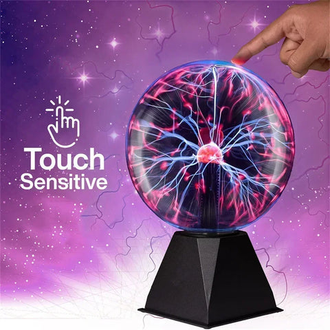 8 Inch Sound Control Magic Plasma Ball Lamp-  LED Night Light