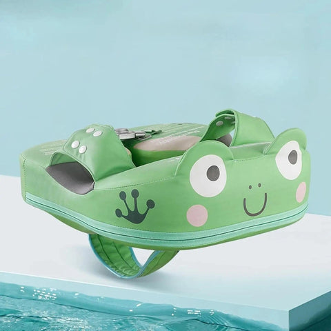 Frog Themed Baby Swim Vest - Safe & Snug Pool Fun! Teeny Pandas