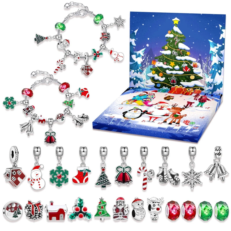 DIY Christmas Bracelet Making Kit– 24 Days of Festive Surprises! Teeny Pandas