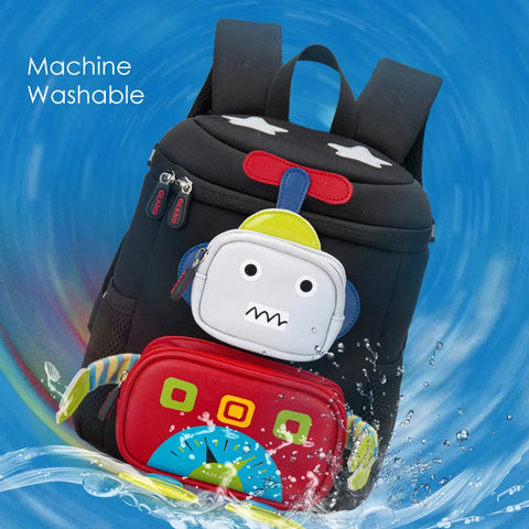 Cartoon Robot School Bags for Boys – Kawaii Backpack for Kids