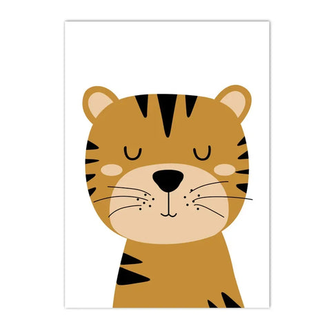 Kids Safari Animal Canvas Prints - Inspire Imagination and Creativity Teeny Pandas
