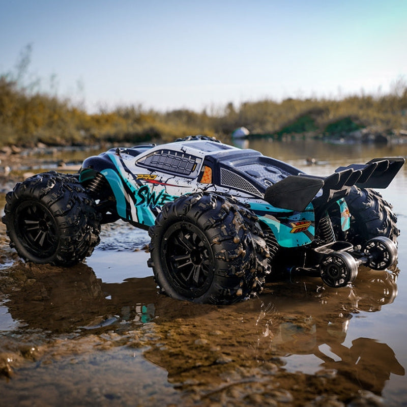 High-Speed Brushless Motor All Terrain RC Car 1/16 - Higher Efficiency for Longer Adventure! Teeny Pandas