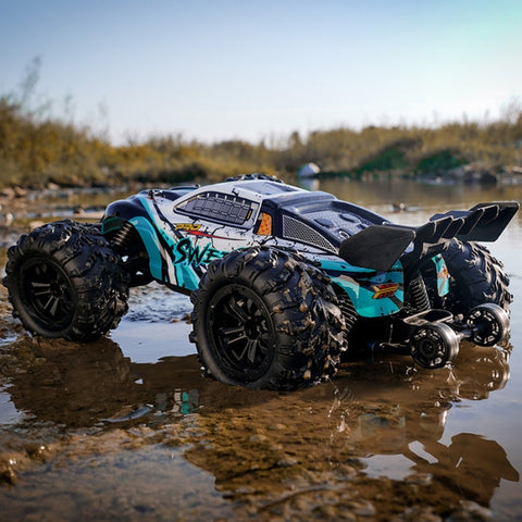 High-Speed Brushless Motor All Terrain RC Car 1/16 - Higher Efficiency for Longer Adventure! Teeny Pandas