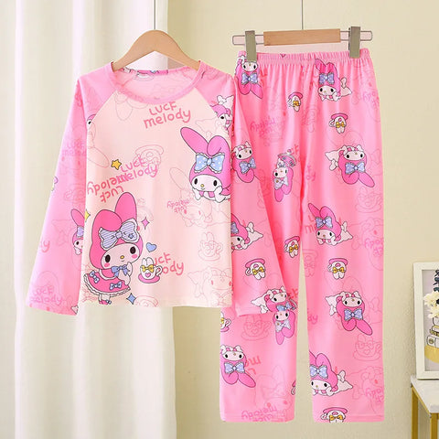 Kawaii Children Pajama Set – Soft & Comfortable Anime Print Sleepwear