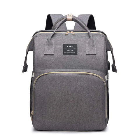 Nappy Bag Backpack with Changing Pad, Mosquito Net & USB Charging Port