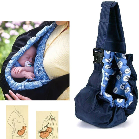 Newborn Baby Nursing Swaddle Sling Carrier for Feeding and Comfort