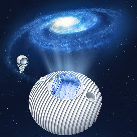 LED Aurora Galaxy Projector Night Lamp - With Bluetooth Speaker