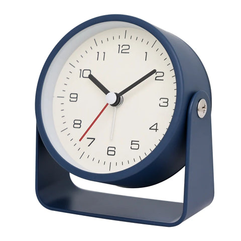 Creative Metal Small Alarm Clock - Minimalist Silent Desktop Clock