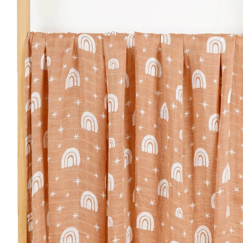 Soft Cotton Bamboo Muslin Baby Swaddle Wrap Teeny Pandas