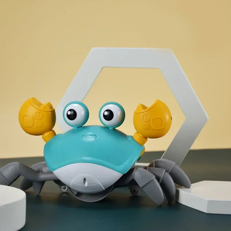 Interactive Crawling Crab Toy for Baby Tummy Time Fun Teeny Pandas