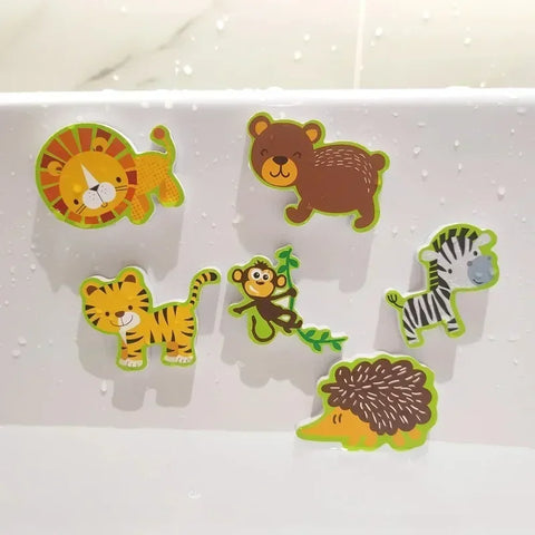 Baby Bath Puzzle Toy Set – Floating & Wall-Sticking