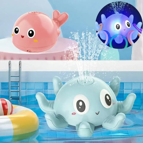 Colorful LED Lights Baby Bath Spray Toy
