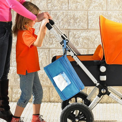 Portable Nappy Changing Pad with Pockets